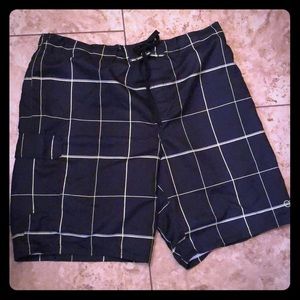 Swimtrunks Boardshorts OP SZ 2XL 18 New NWT Floral Lined